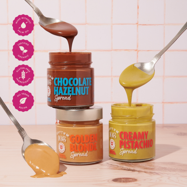 spreads vegan and gluten free with NO palm oil